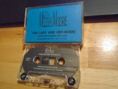 RARE PROMO Melba Moore CASSETTE TAPE Lady & Her Music INTERVIEW '90s gospel soul - Image 1 of 2