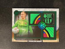2021-22 Topps Museum CL MARC-ANDRE TER STEGEN 1/1 PATCH Emerald BARCELONA