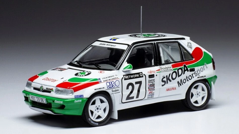 Ixo Model SKODA FELICIA KIT CAR N.27 RAC RALLY 1996 BLOMQVIST/MELANDER 1:43 - Immagine 1 di 1