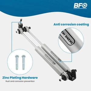 Dual Steering Stabilizer Kit for Jeep Cherokee XJ 1984-01 Wrangler TJ 97-06 - Picture 1 of 9
