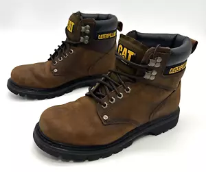 CAT Second Shift Soft Toe Work Boot Dark Brown Mens Size 9 M - Picture 1 of 6