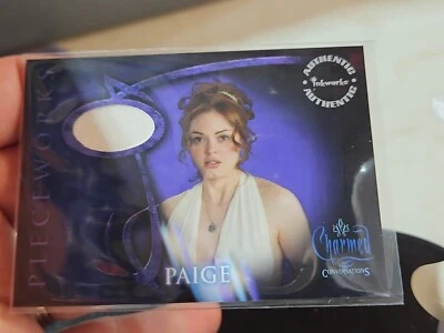 Charmed Conversations Rose McGowan PWCC3 Pieceworks Costume Card Paige Gown 2005 - Image 1 of 2