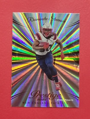 Rhamondre Stevenson Patriots - 2024 Prestige Football - Sunburst Parallel - #202 - Image 1 of 2