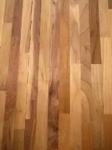 Tablero de estantería mesa nogal placa madera de nogal 122x20cm x 40mm - Imagen 1 de 8