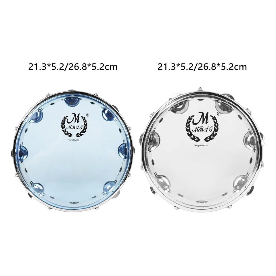 Percussion Tambourine  Self-Tuning Developmental Transparent Instrument Blowing - Bild 1 von 1