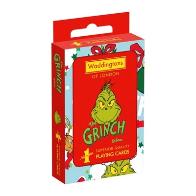 Waddingtons Number 1 The Grinch Playing Cards play fish, slap jack, crazy eights - Image 1 of 4