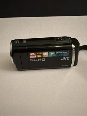 JVC Everio GZ-E10BU High Definition Camcorder (Black) - Image 1 of 4