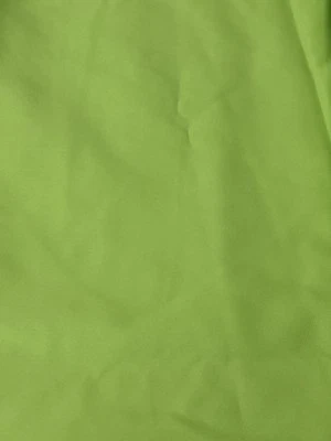 Tela de mezcla de algodón y poliéster sin marca 3,50 yardas 44" de ancho verde brillante sedoso Nuevo de Lote Antiguo Foto 1 de 4