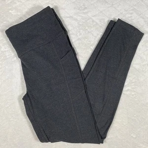 Spaulding High Waisted Leggings Heather Gray Pockets Yoga Women's Sz Lg NWT - Picture 1 of 7