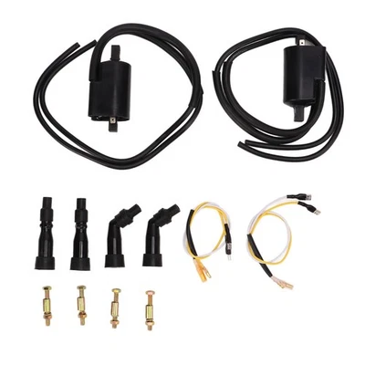 2pcs Ignition Coils 30501‑300‑003 With Spark Plug Caps For CB750K CB750A CB75 UK - Image 1 of 4