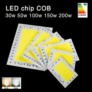 lamp watt LED chip COB 30w 50w 100w 150w 200w smart  flood light bulb 220V 240V - Picture 1 of 17
