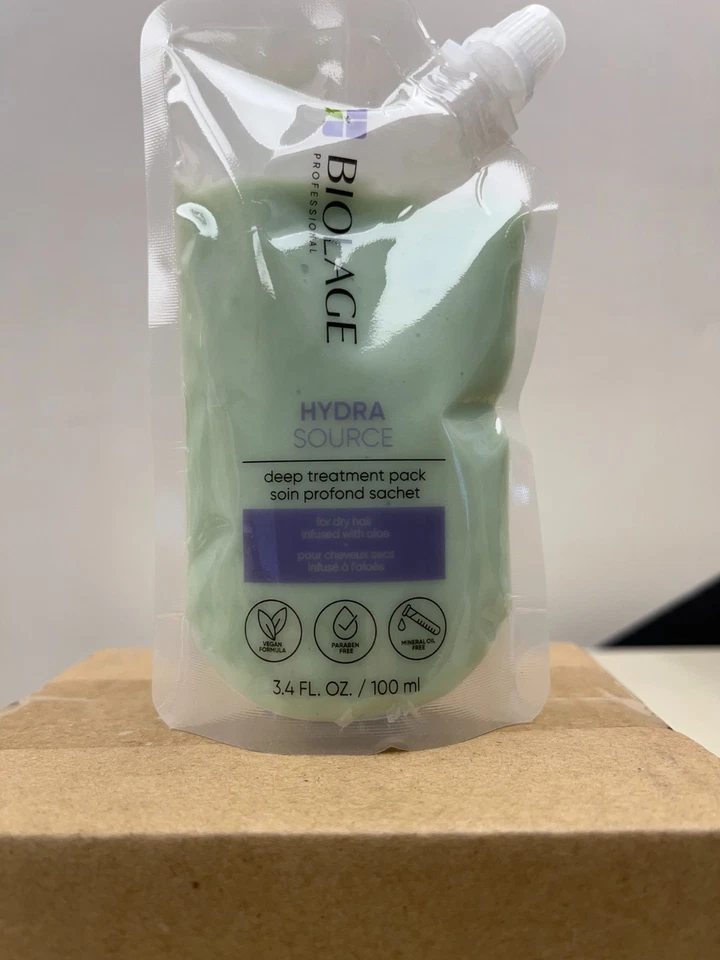Paquete de tratamiento profundo Biolage HydraSource 3,4 oz. Foto 1 de 1