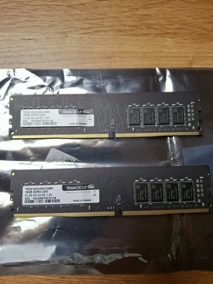 Team Group DIMM 32 GB DDR4-3200 Dual-Kit, 2x 16 GB, Schwarz - Bild 1 von 3