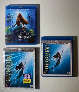 The Little Mermaid 1989 3D, Blu-ray, DVD & The Little Mermaid 2023 Blu-ray, DVD - Imagen 1 de 6