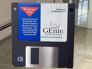 VINTAGE 1994 GEnie G E INFORMATION SERVICES ONLINE - TESTED - Picture 1 of 3