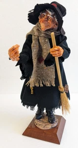 Original Simpich Figuren Puppen, die Hexe von Hänsel & Gretel, 80er Jahre, OOP, EUC - Bild 1 von 14