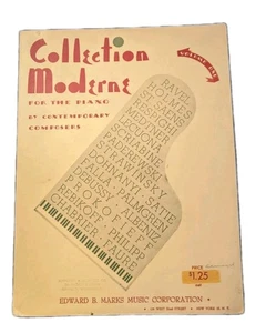 1935 Collection Moderne For The Piano Contemporary Composers Volume One - Picture 1 of 9