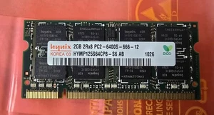 HYNIX 2Gb PC2-6400S DDR2 HYMP125S64CP8-S6 AB Ref00365 - Picture 1 of 2