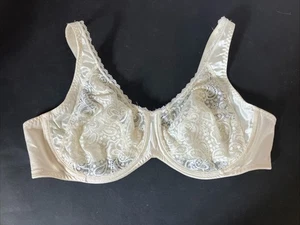 Playtex Body Language 46C Bra Style 4320 Ivory Underwire Unpadded Opaque - Picture 1 of 7