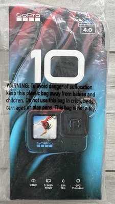 GoPro HERO 10 23 MP Actionkamera - Schwarz - Bild 1 von 4