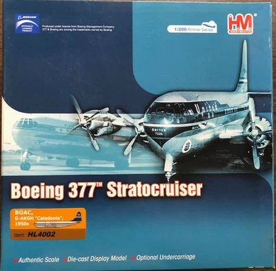 Hobby Master Boeing 377 Stratocruiser, 1:200, BOAC G-AKGH Caledonia, Item HL4002 - Image 1 of 4