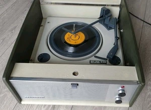 Ferguson Retro 70s Table Top Record Player BSR deck Valve Amp Working OK - Picture 1 of 6