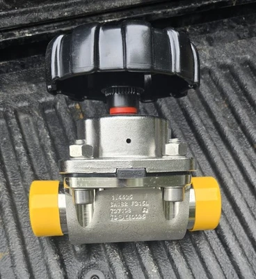 *NUEVO* Válvula de diafragma de operador Gemu 9673-50Z-04TS y válvula de retención SA182 F315 Foto 1 de 4