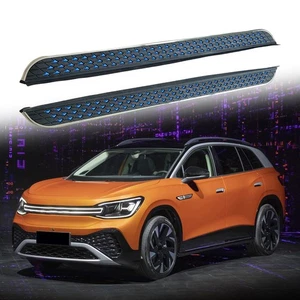 2Pcs Fits for VW ID.6 2021-2025 Fixed Running Boards Nerf Bar Side Steps Pedals - Picture 1 of 22