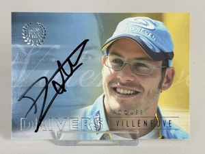Signed 2005 Futera Grand Prix Jacques Villeneuve Signed Card #18 - Picture 1 of 3