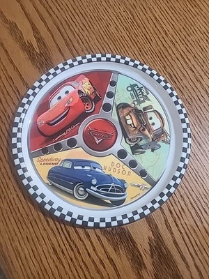 Disney Pixar Cars Melamina Volante Placa Zak! Material de remolque Lightning McQueen Foto 1 de 4