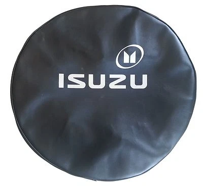 Cubierta de neumático de vinilo pesado SpareCover® Black Series Isuzu Amigo Rodeo Trooper hecha en Estados Unidos Foto 1 de 4