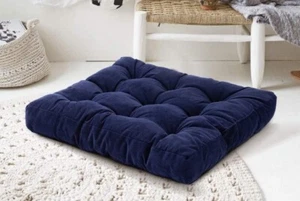 HIGOGOGO Square Meditation Pillow, Large Floor Pillow Solid Thick Tufted Seat…. - Picture 1 of 4