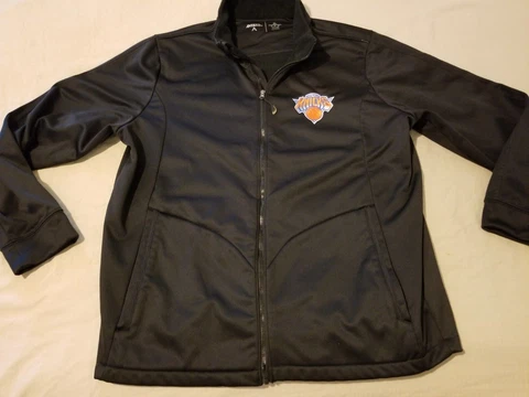 Mens Antigua New York Knicks Jacket  XLK Black Athletic NBA Cover