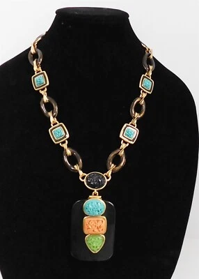 Oscar De La Renta USA Statement Necklace - Image 1 of 4