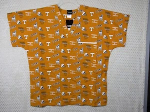 Tennessee Vols Scrubs Dudz University of Tennessee unisex nursing Top New sizeM - Picture 1 of 6
