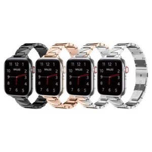 Waloo zweifarbiges Metall Ersatzarmband für alle Apple Watch Series - Bild 1 von 18