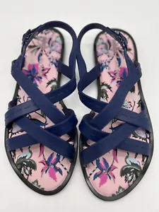 Sandalias para mujer Melissa Hailey + Jason Wu azul marino talla 8 - Imagen 1 de 6