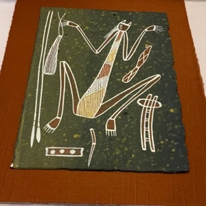 Pintura artística aborigen australiana de colección Injalak papel MIMI Andy Wood Kunwinjku - Imagen 1 de 23