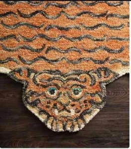 Handtufted Carpet Monster Tiger Rug New Pattern 100%wool 2x3,3x5,4x6,Ft. - Picture 1 of 4
