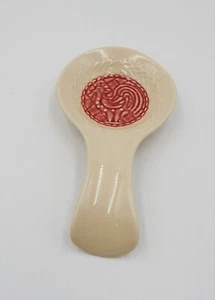 Longaberger Pimentón Rojo Gallo Cuchara Reposapiés Artesanía Americana Originales - Imagen 1 de 9
