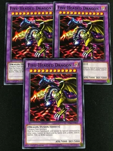 YUGIOH FIVE-HEADED DRAGON MIL1-EN012 1ST COMMON X3 (NM) - Picture 1 of 1
