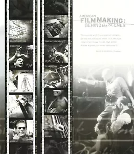 2003 American Filmmaking Behind The Scenes 37¢ Stamp Sheet MNH, Scott #3772 - Picture 1 of 2