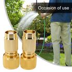 Sturdy and Durable Garden Hose Fitting Brass Hose Repair Connector 2pcs Set