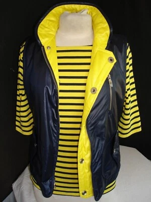 Lauren Ralph Lauren Blue/Yellow Reversible Vest Women's Vest w/T-Shirt Sz. M - Image 1 of 4