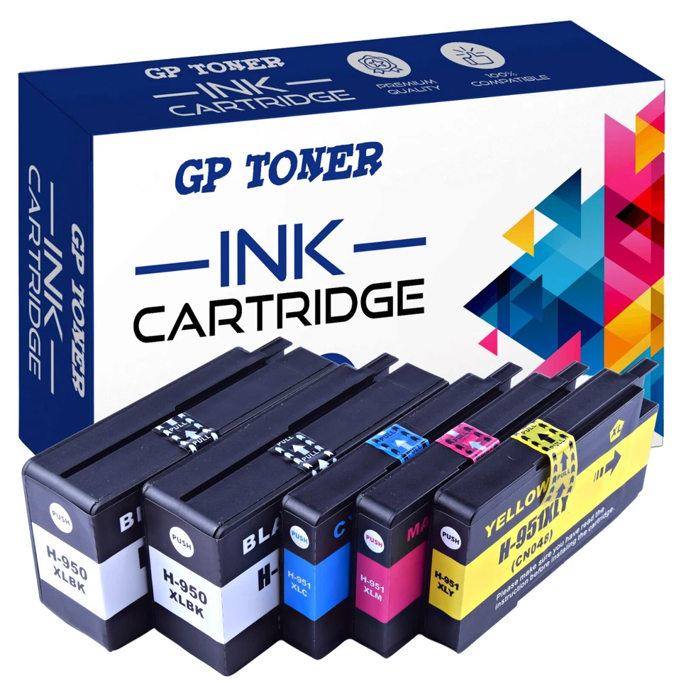 950XL 951XL Druckerpatronen Kompatibel für HP OfficeJet Pro 8600 8610 8620 - Bild 1 von 4