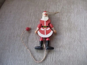 Vintage 1962 Santa Claus Pull String Ornament , Gregor Creations 1962 - Picture 1 of 12