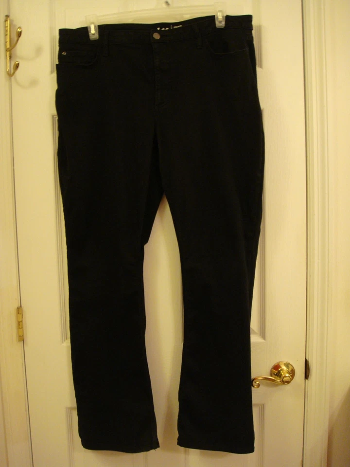 Lee Riders Women's Jeans Black Midrise Boot Cut Regular Fit Stretch Size 22M - Image 1 of 4