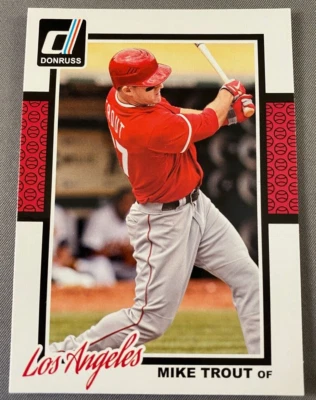 2014 Donruss #112 Mike Trout -Los Angeles Angels MLB Baseball - Image 1 of 2