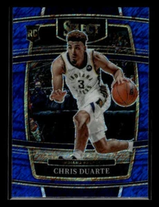 2021-22 Panini Select #41 Chris Duarte Blue Shimmer Prizms - Picture 1 of 2