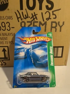 2008 Hot Wheels Treasure Hunt #12 '69 Chevy Camaro Coupe Gray/Blue Mtflk w/OH5  - Picture 1 of 6